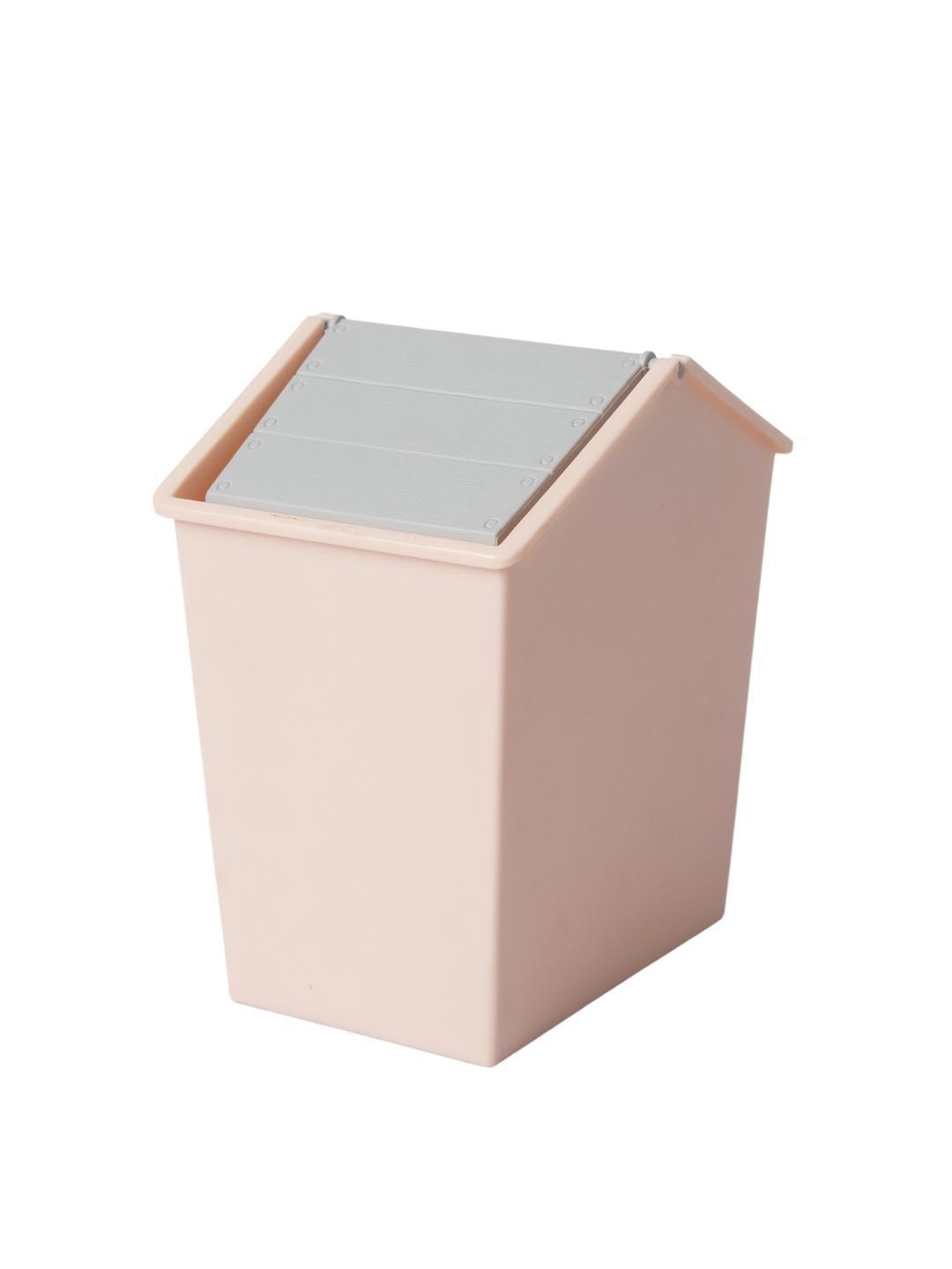 Pink Plastic Swing Dustbin