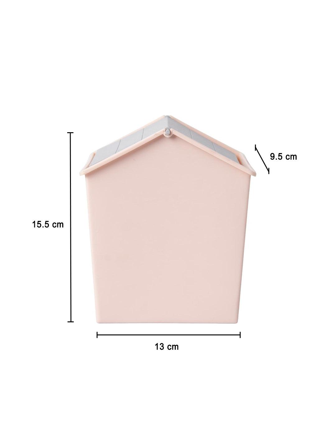 Pink Plastic Swing Dustbin