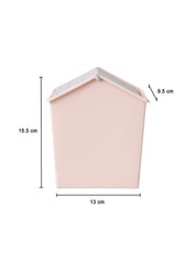 Pink Plastic Swing Dustbin