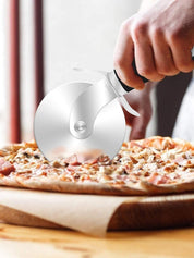 Pizza Cutter, Silver, Zinc - MARKET 99