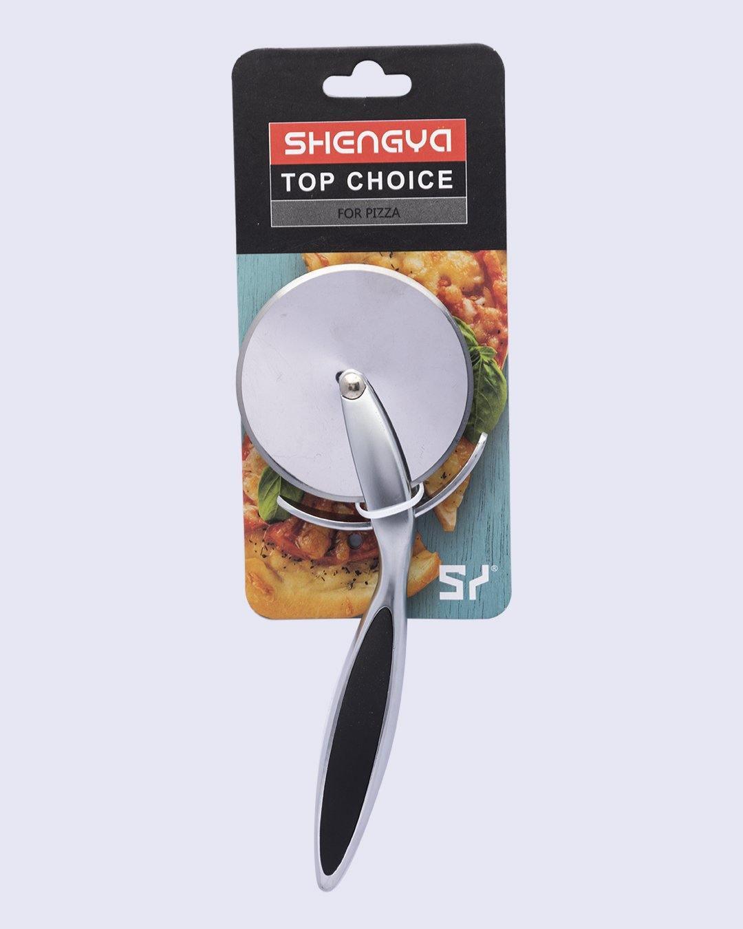 Pizza Cutter, Silver, Zinc - MARKET 99