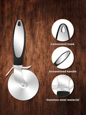 Pizza Cutter, Silver, Zinc - MARKET 99