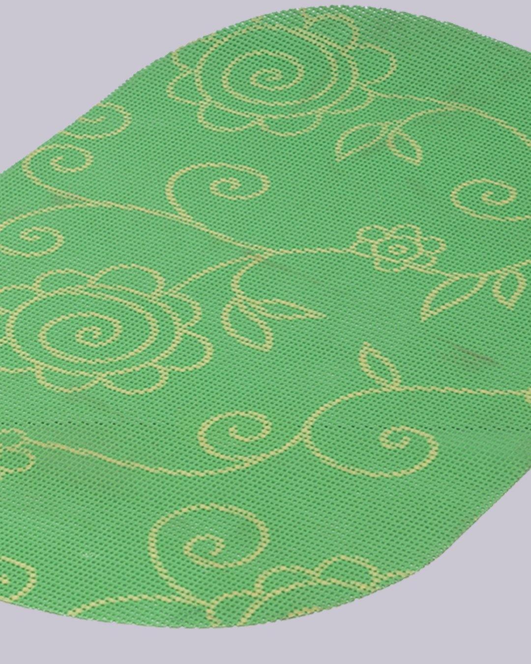 Placemats, for Table, Green, Plastic, Set of 6 - MARKET 99