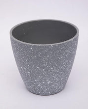 Planter, Plant Pot, Indoor & Outdoor, Grey, Melamine, Set of 2 - MARKET 99