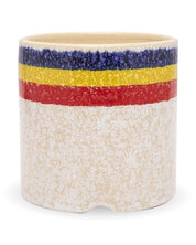 Planter, Three Stripe Design, Multicolour, Ceramic - MARKET 99