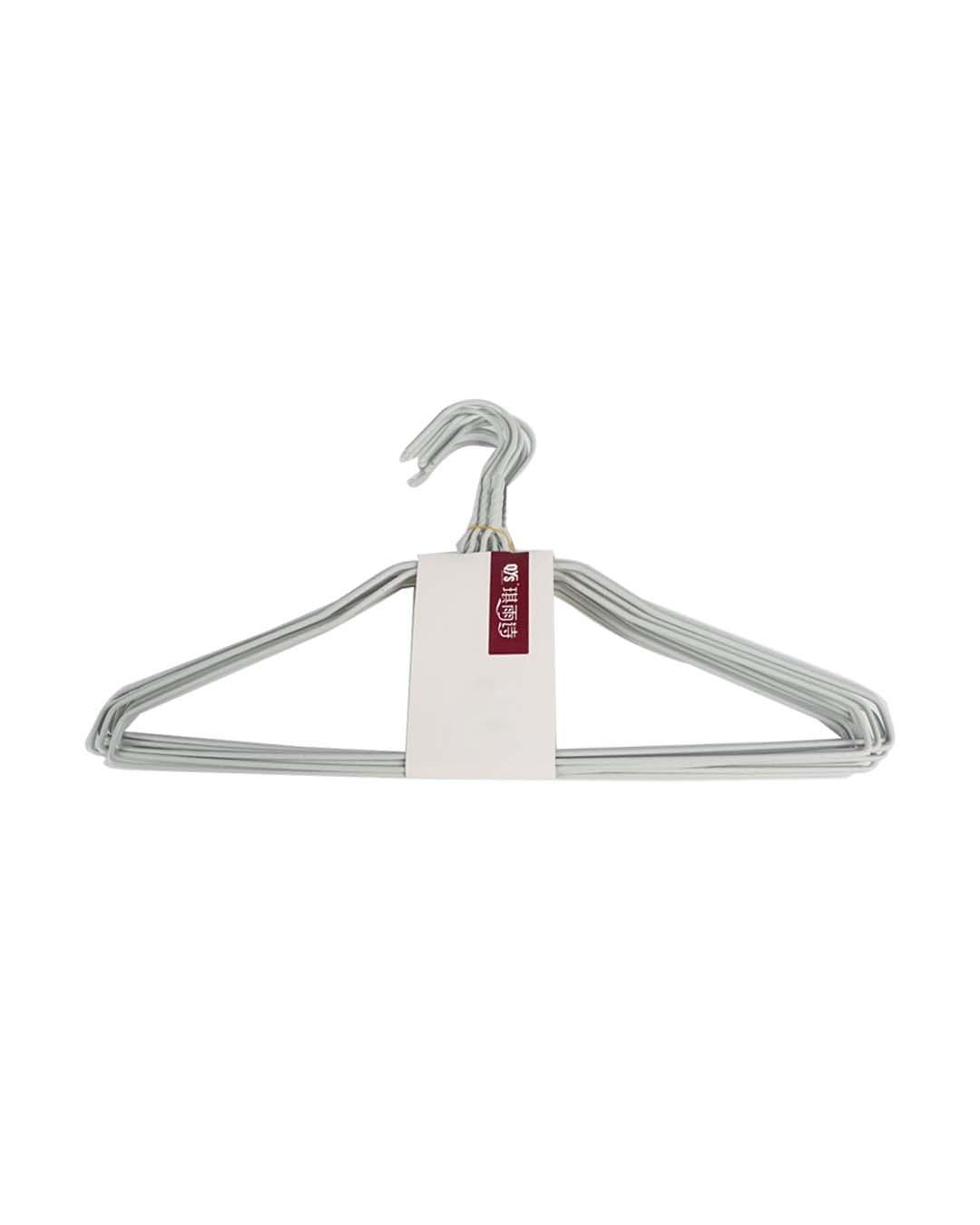 Plastic, Cloth Hanger Set Of 10 Pcs, Plain, Glossy : Finish, Multicolor