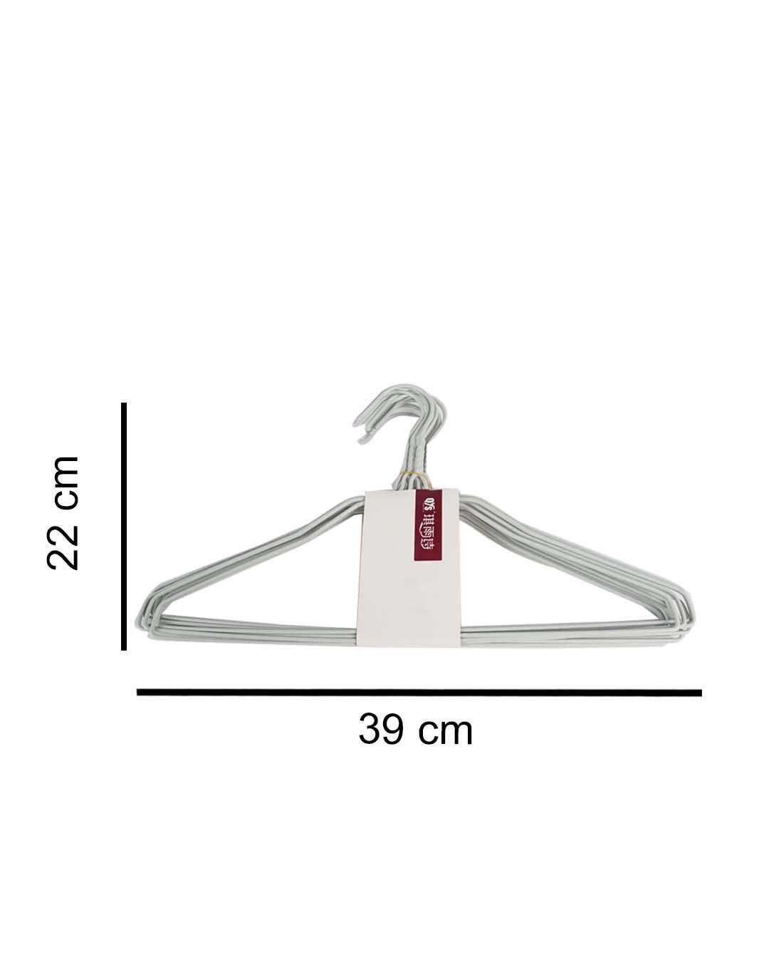 Plastic, Cloth Hanger Set Of 10 Pcs, Plain, Glossy : Finish, Multicolor
