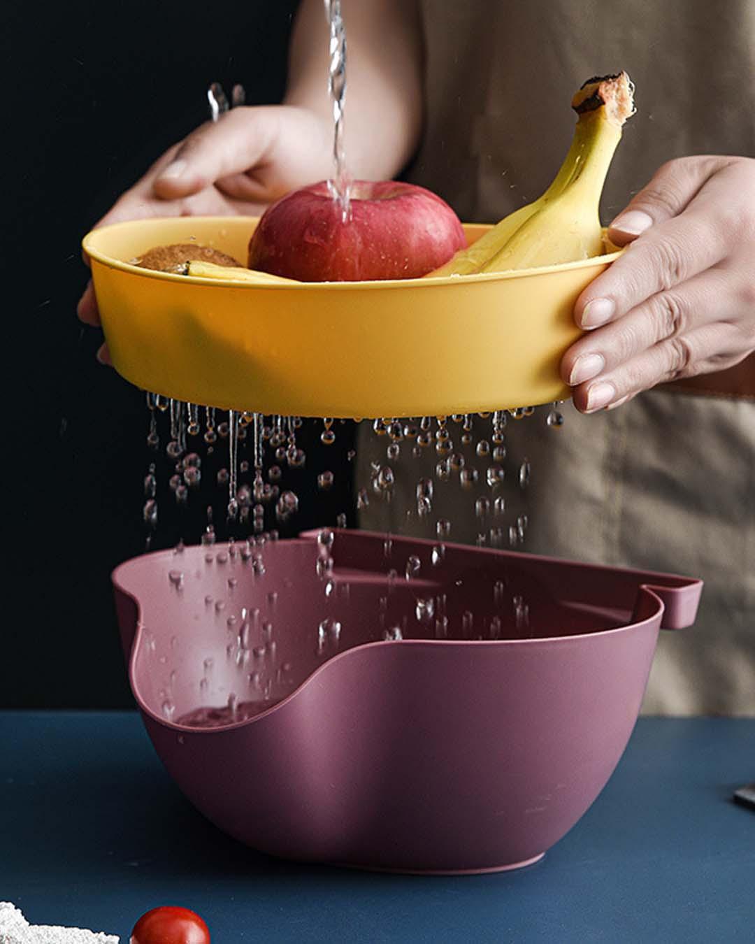 Pp, Colander, Perforated, Matt : Finish, Multicolor