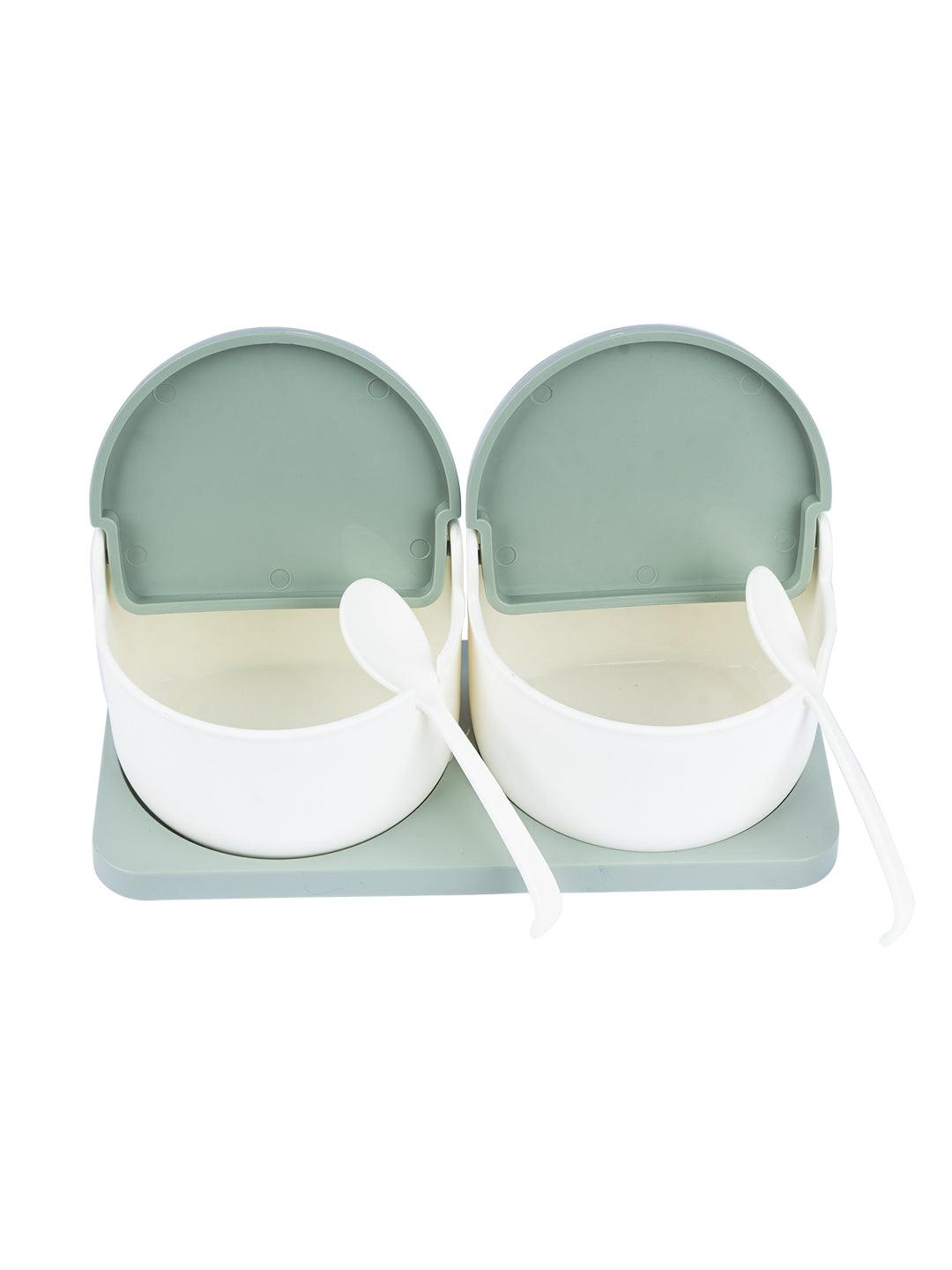 Plastic Condiment Sets - Green