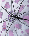 Plastic, Kids Umbrella, Cartoon Print, Glossy : Finish, Multicolor
