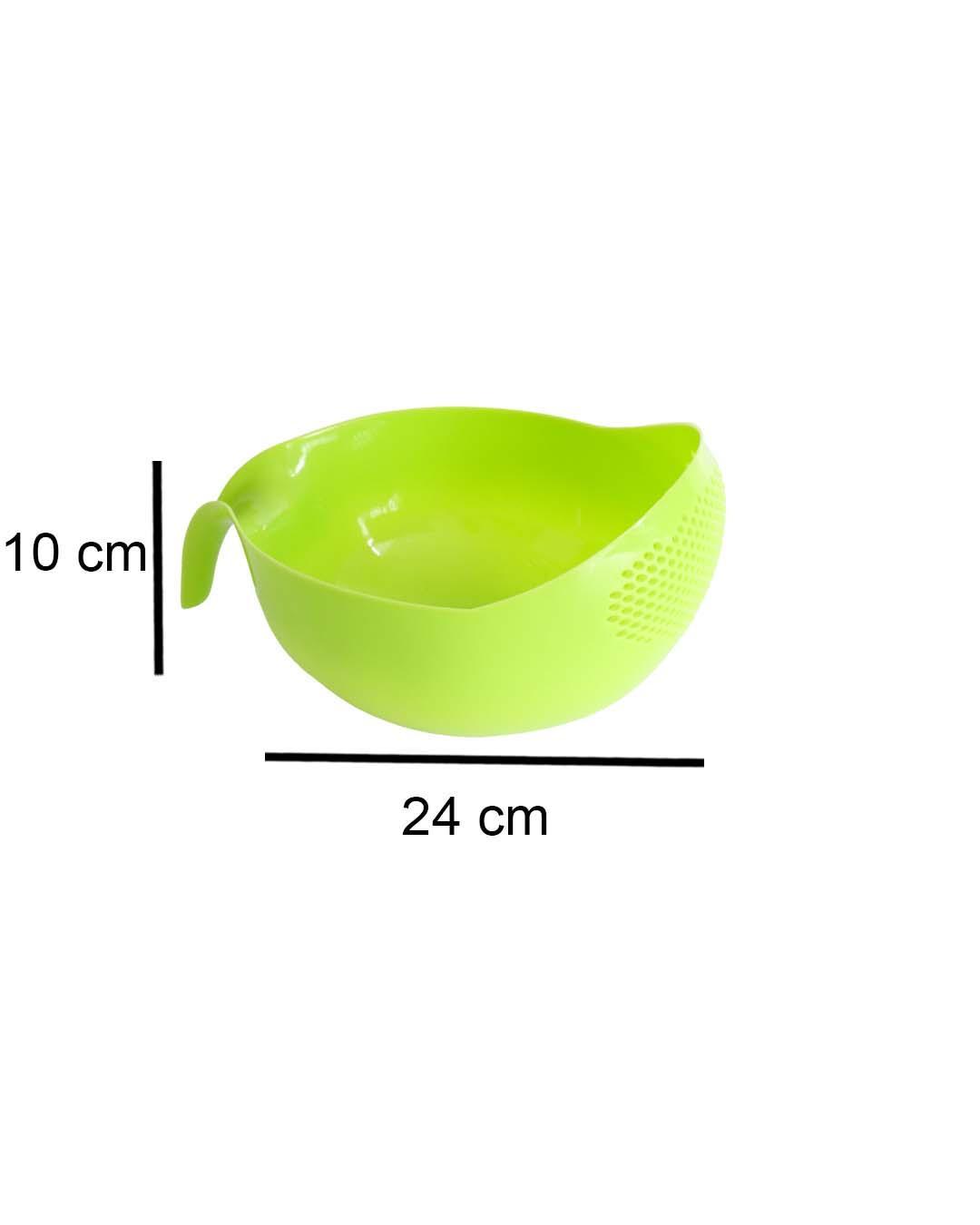 Plastic, Rice Strainer, Solid, Matt : Finish, Multicolor