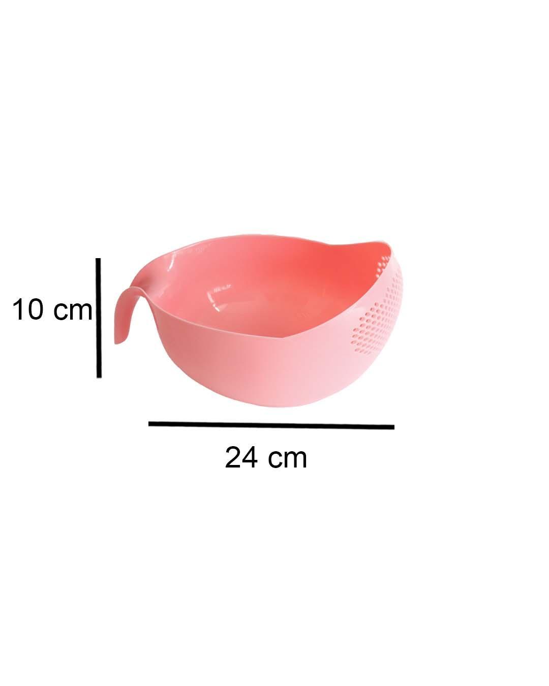 Plastic, Rice Strainer, Solid, Matt : Finish, Multicolor