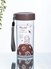 Plastic, Water Bottle 360 Ml, Bear In Outter Space, Glossy : Finish, Multicolor