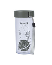 Plastic, Water Bottle 360 Ml, Bear In Outter Space, Glossy : Finish, Multicolor