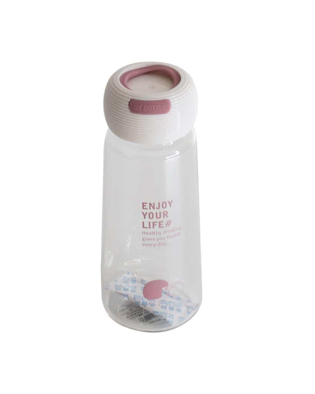 Plastic, Water Bottle 360 Ml, Quirky Quotes, Glossy : Finish, Multicolor