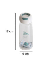 Plastic, Water Bottle 360 Ml, Quirky Quotes, Glossy : Finish, Multicolor