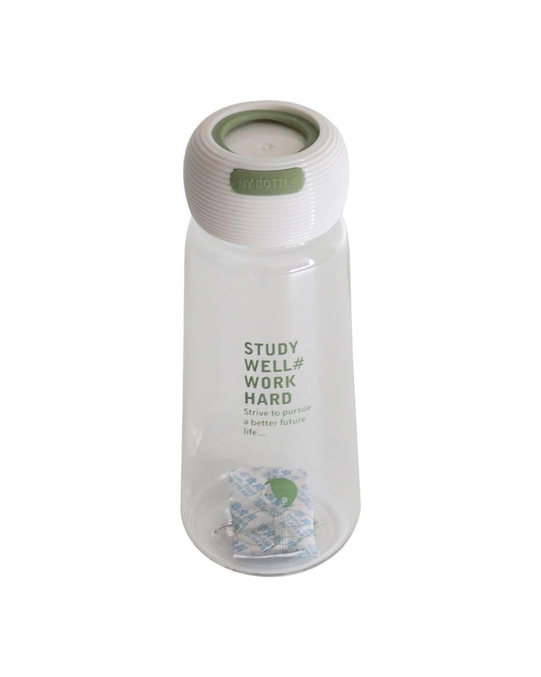 Plastic, Water Bottle 360 Ml, Quirky Quotes, Glossy : Finish, Multicolor
