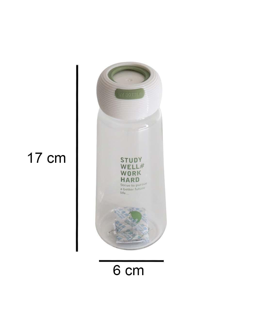 Plastic, Water Bottle 360 Ml, Quirky Quotes, Glossy : Finish, Multicolor