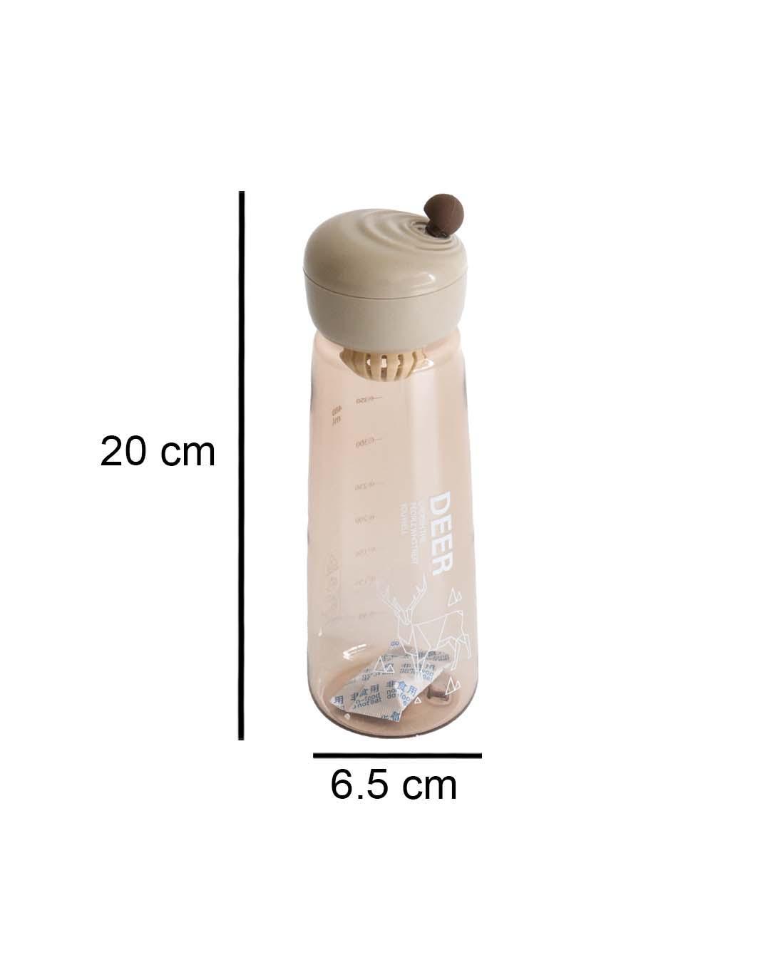 Plastic, Water Bottle 480 Ml, Whale Print, Glossy : Finish, Multicolor