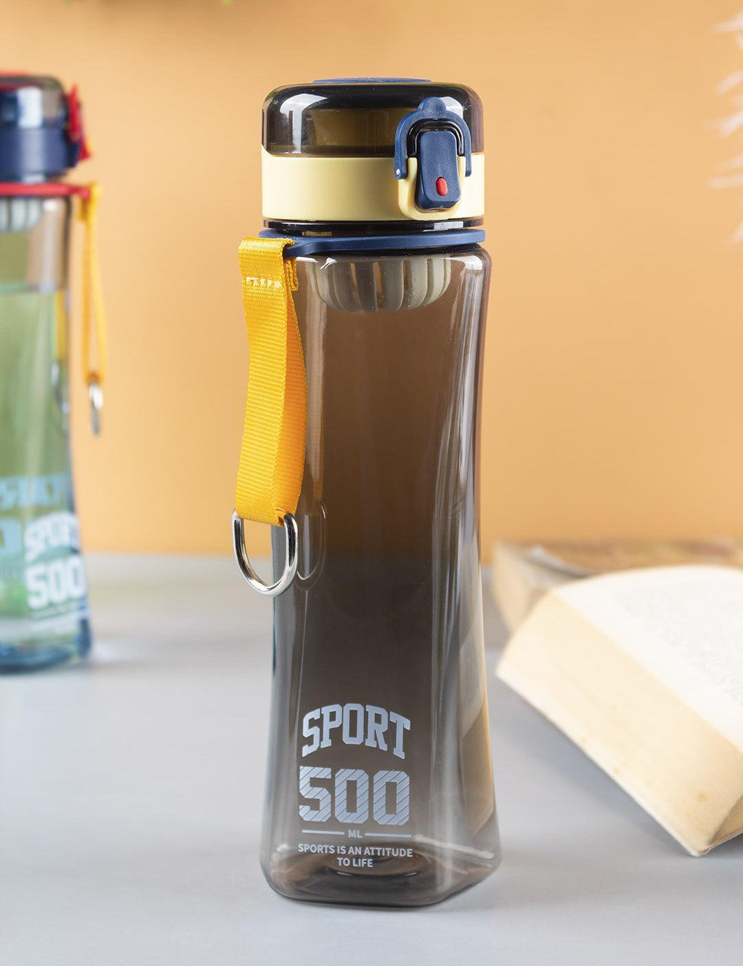 Plastic, Water Bottle 500 Ml, Quotes, Glossy : Finish, Multicolor