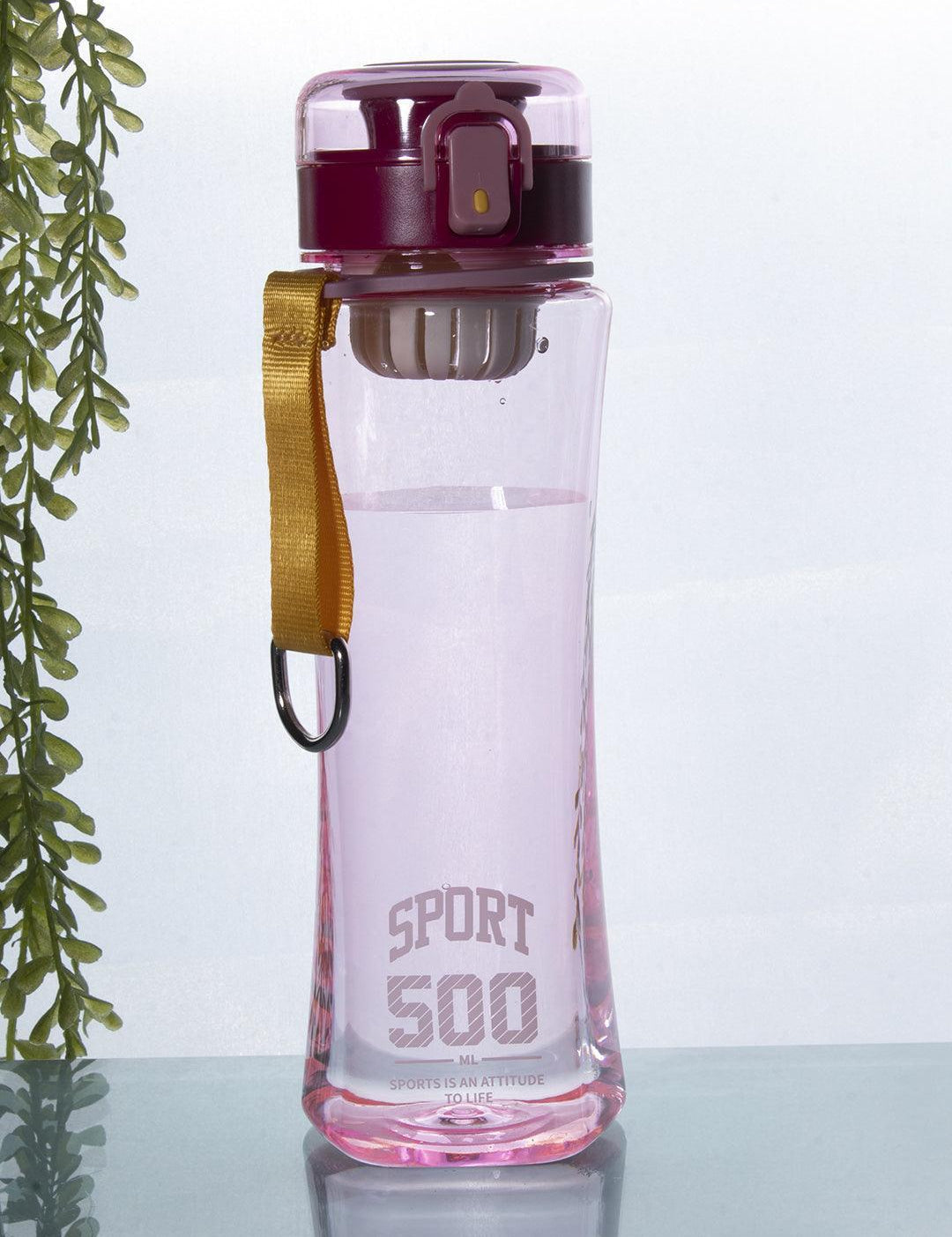 Plastic, Water Bottle 500 Ml, Quotes, Glossy : Finish, Multicolor