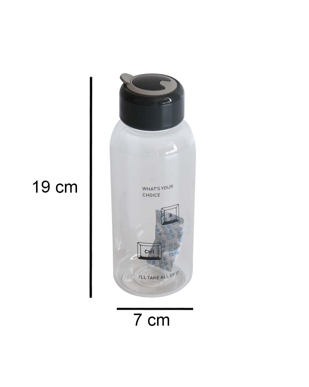 Plastic, Water Bottle 560 Ml, Quirky Quotes, Glossy : Finish, Multicolor