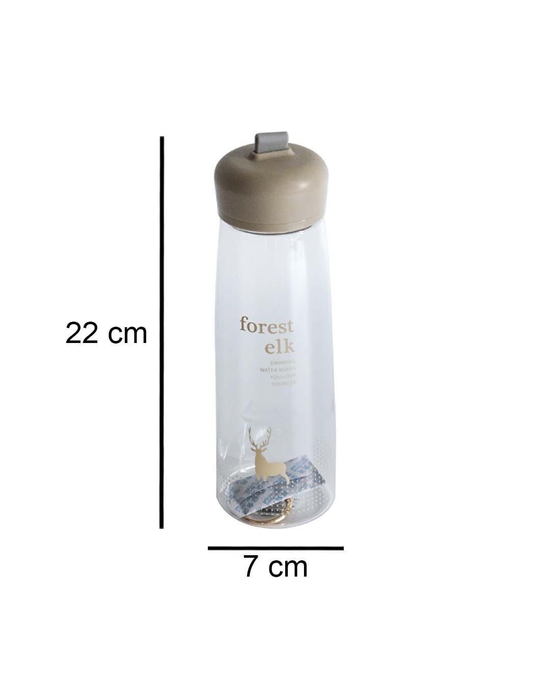 Plastic, Water Bottle 630 Ml, Rein Deer, Glossy : Finish, Multicolor