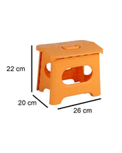 Plastic, Folding Stool, Solid, Matt : Finish, Multicolor