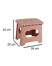 Plastic, Folding Stool, Solid, Matt : Finish, Multicolor