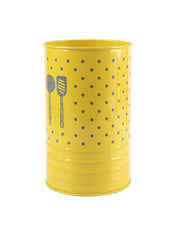 Yellow Ladle Holder with Polka Dot