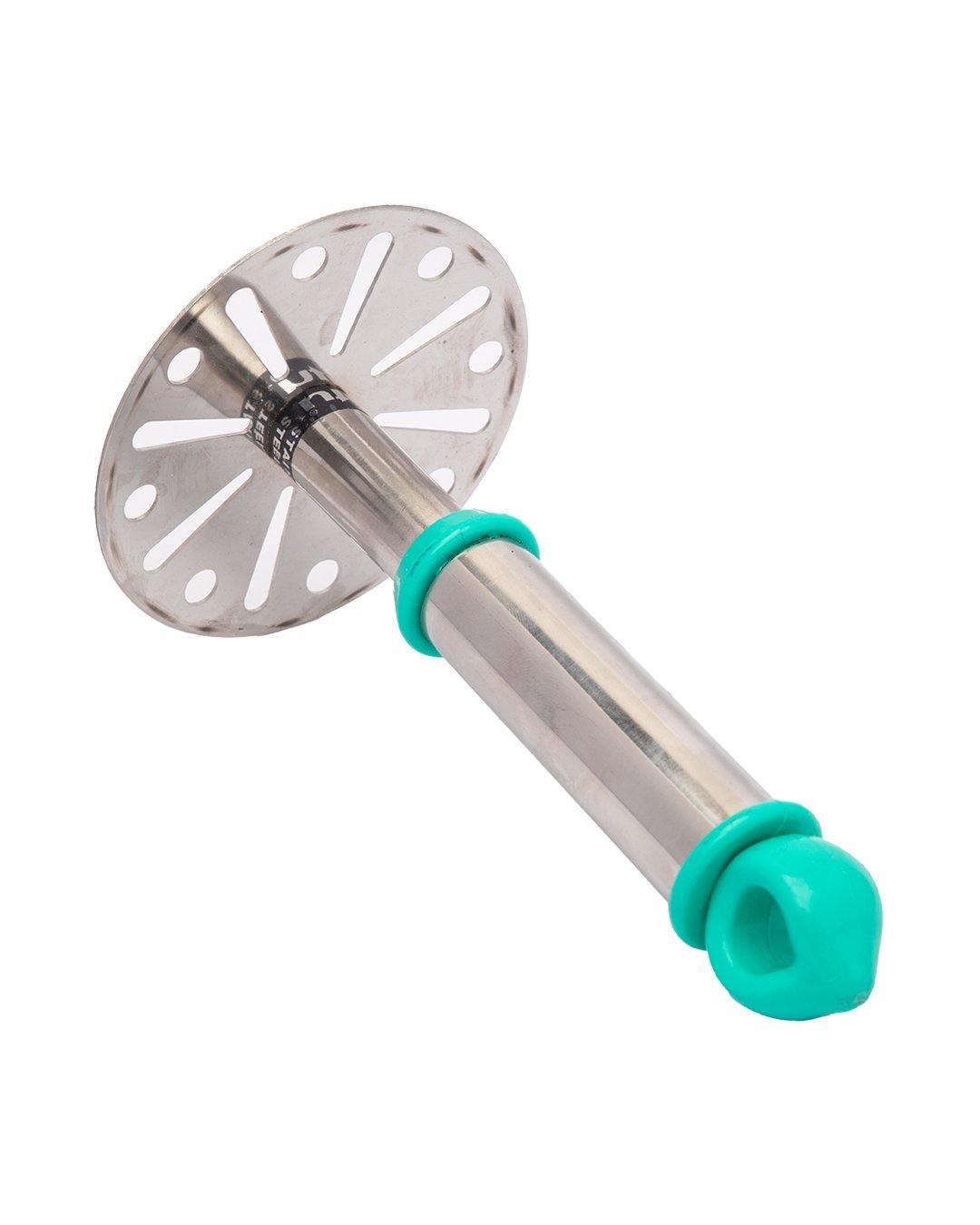 Potato Masher, Green, Stainless Steel - MARKET 99