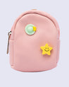 Pouch, with Studded Design, Keychain, Coin Purse, Pink, Rexine - MARKET 99