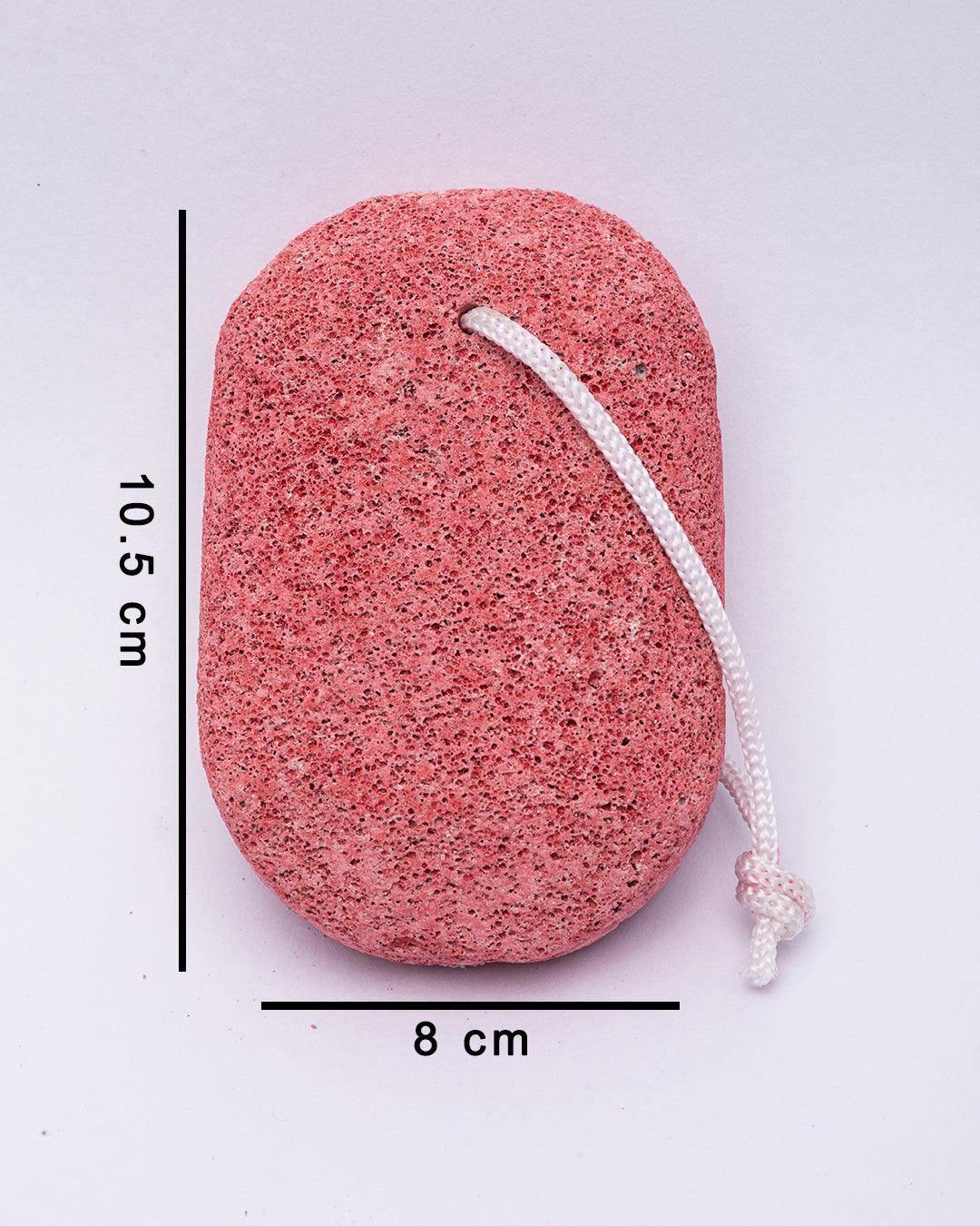 Pumice Stone, Dead Skin Remover, Red, Stone, Set of 2 - MARKET 99