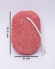 Pumice Stone, Dead Skin Remover, Red, Stone, Set of 2 - MARKET 99