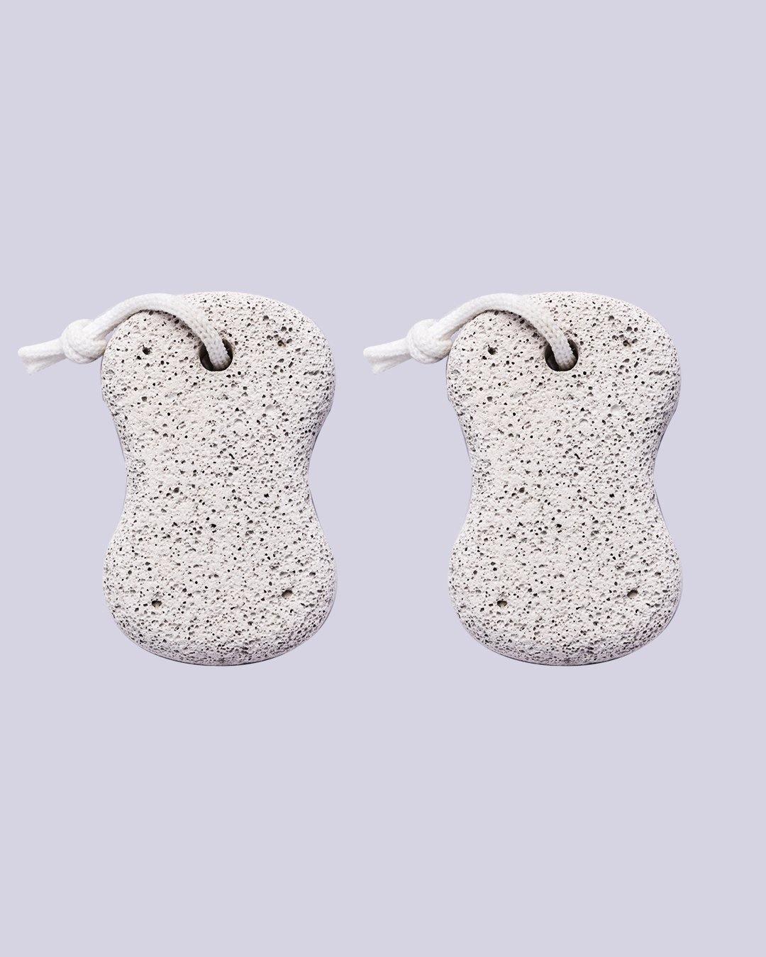 Pumice Stone, White, Stone, Set of 2 - MARKET 99