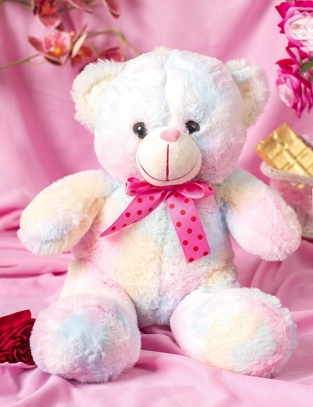 Rainbow Teddy Bear Valentine Gift - MARKET 99