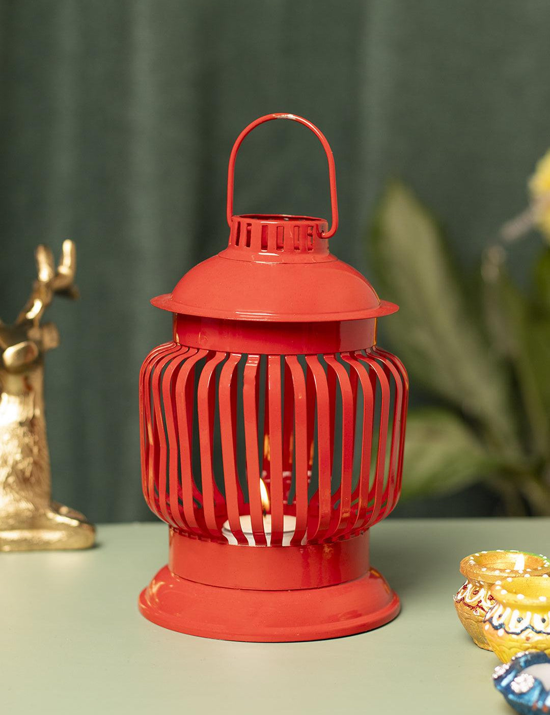 Red Hanging Mignon Lantern - MARKET 99