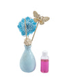Reed Diffuser Set, Jasmine Fragrance Pot & Reed Stick, Blue, Ceramic, 30 mL - MARKET 99