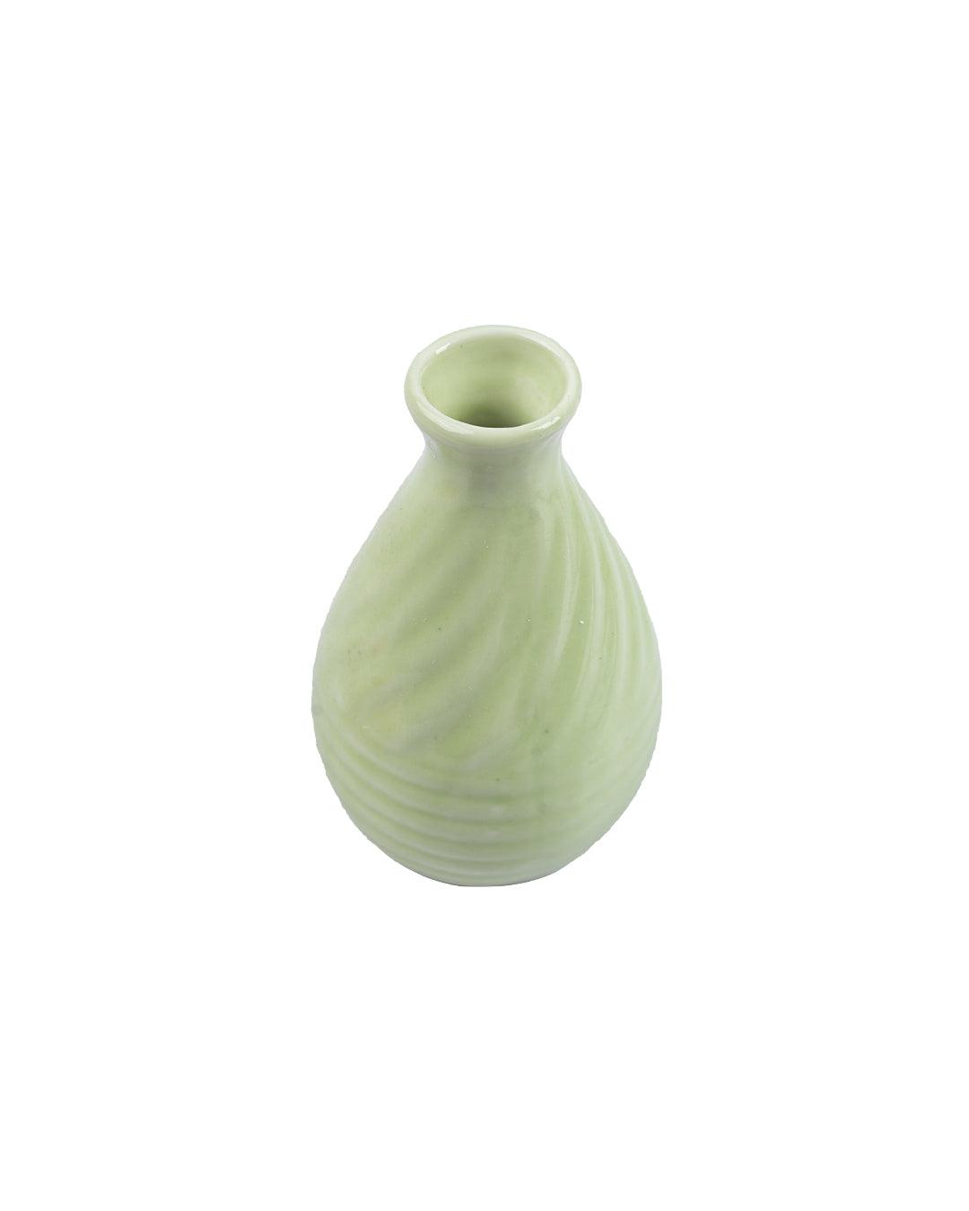 Reed Diffuser Set, Jasmine Fragrance Pot & Reed Stick, Lime Green, Ceramic, 30 mL - MARKET 99