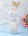 Reed Diffuser Set, Lily Fragrance Pot & Reed Stick, White, Ceramic, 30 mL - MARKET 99