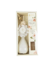 Reed Diffuser Set, Lily Fragrance Pot & Reed Stick, White, Ceramic, 30 mL - MARKET 99