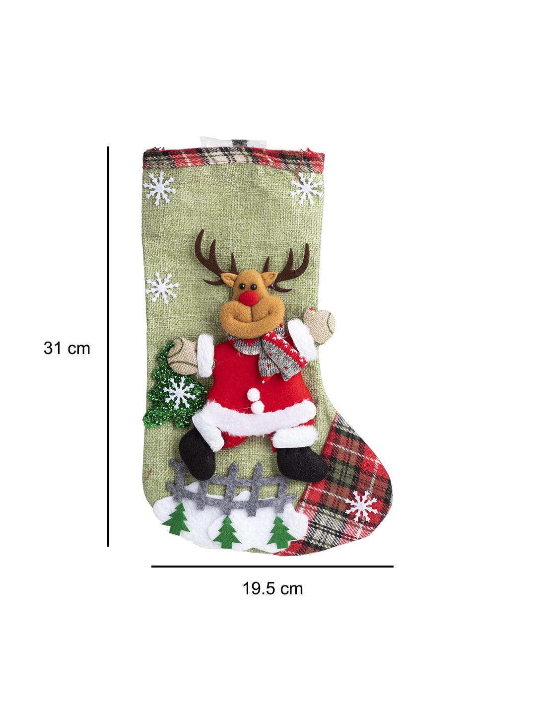 Reindeer - Christmas Hanging Stocking - MARKET 99