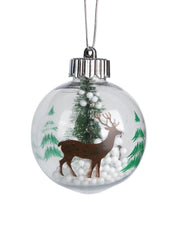 Reindeer Print - Christmas Hanging Ball Set Of 2 - MARKET 99