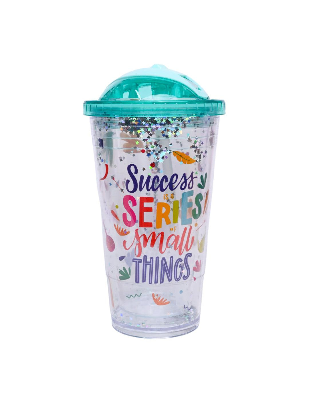 Reuseable Tumbler Sipper Cup - Blue, 450mL - MARKET 99