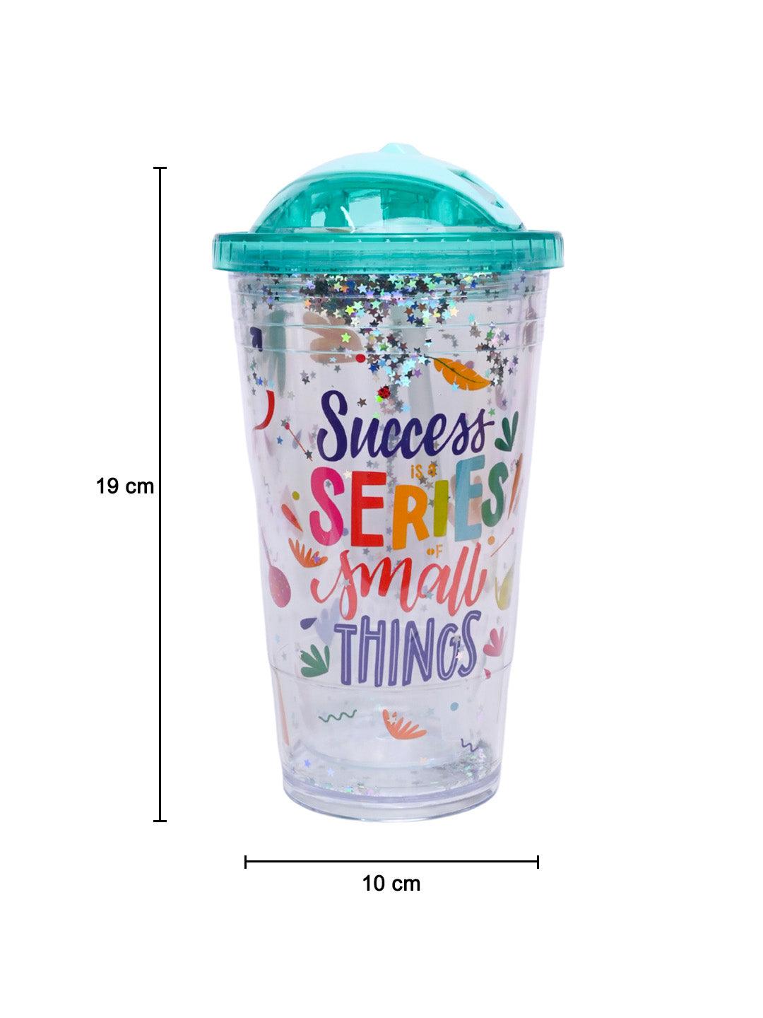 Reuseable Tumbler Sipper Cup - Blue, 450mL - MARKET 99