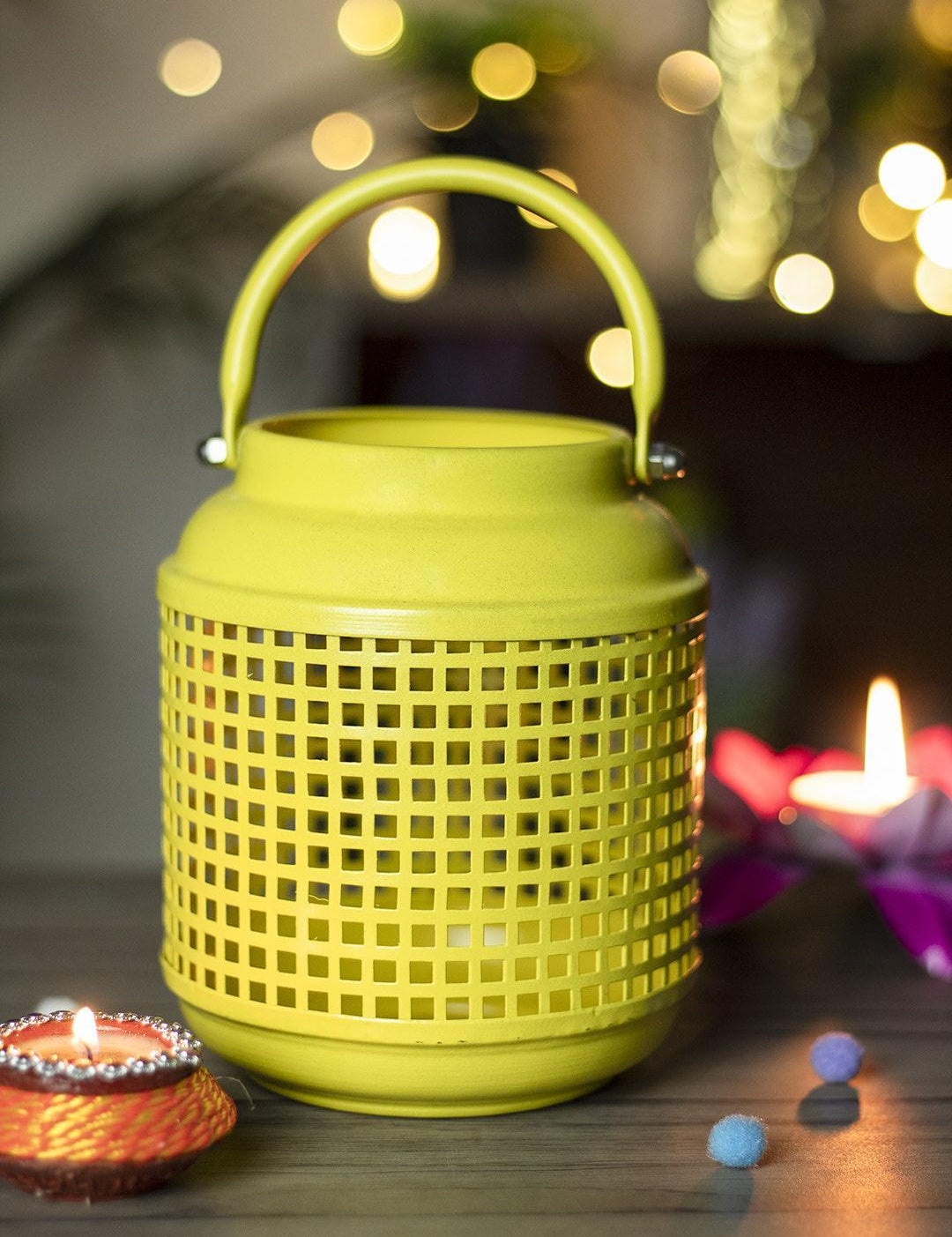 Diwali Decoration Item LANTERN SET OF  2 (ASSORTED COLORS)