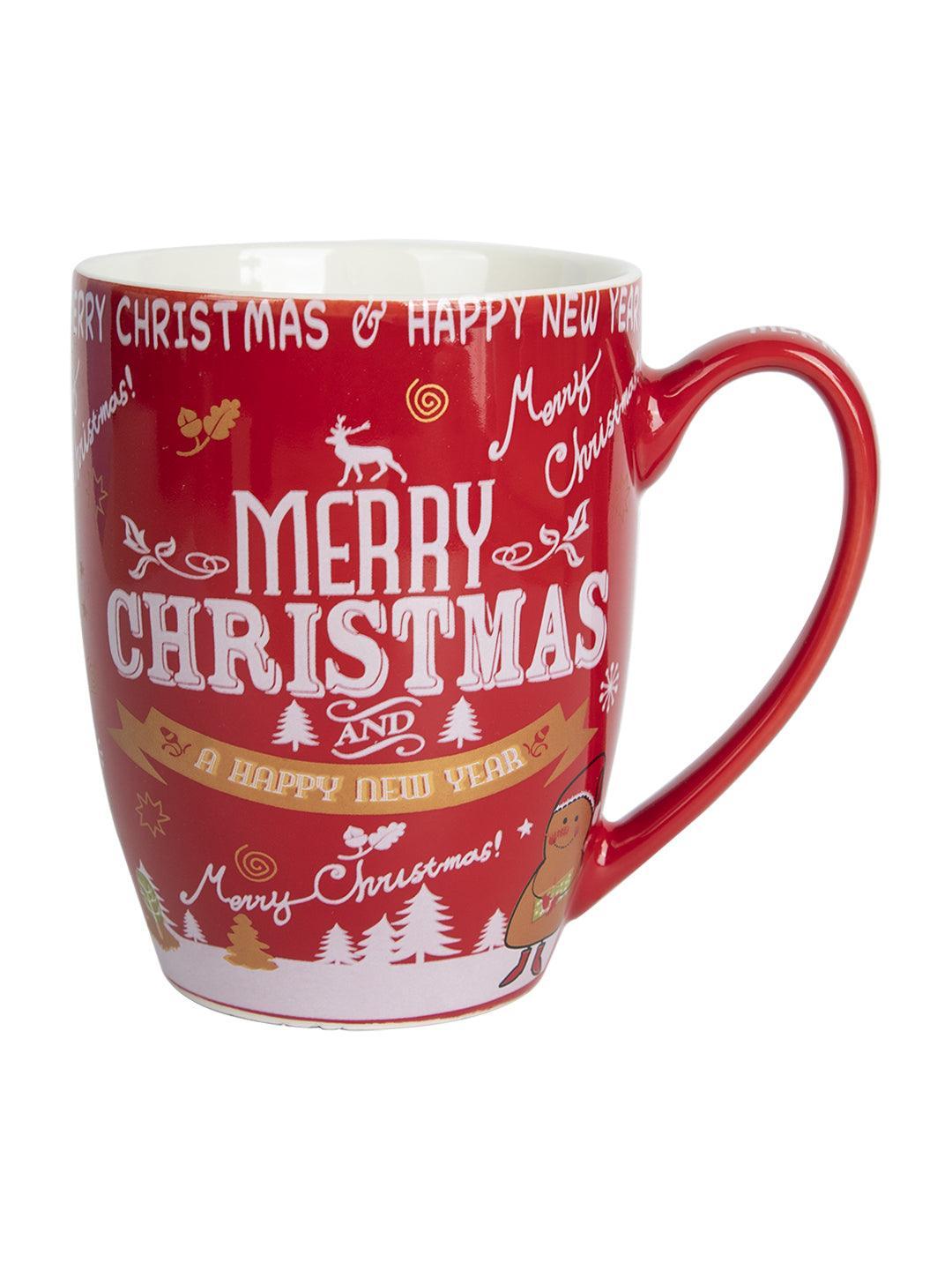 Running Santa Claus - Christmas Coffee Mug - 300 Ml - MARKET 99