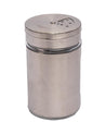 Salt & Pepper Set, Silver, Glass & Stainless Steel, Set of 2, 100 mL - MARKET 99