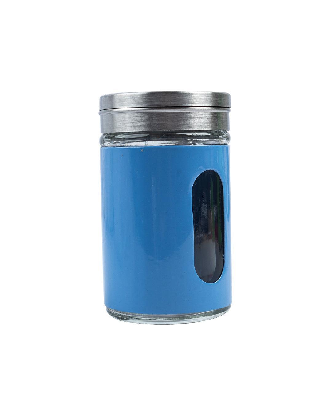 Salt & Pepper Shaker, Green & Blue, Stainless Steel, Set of 2 - MARKET 99