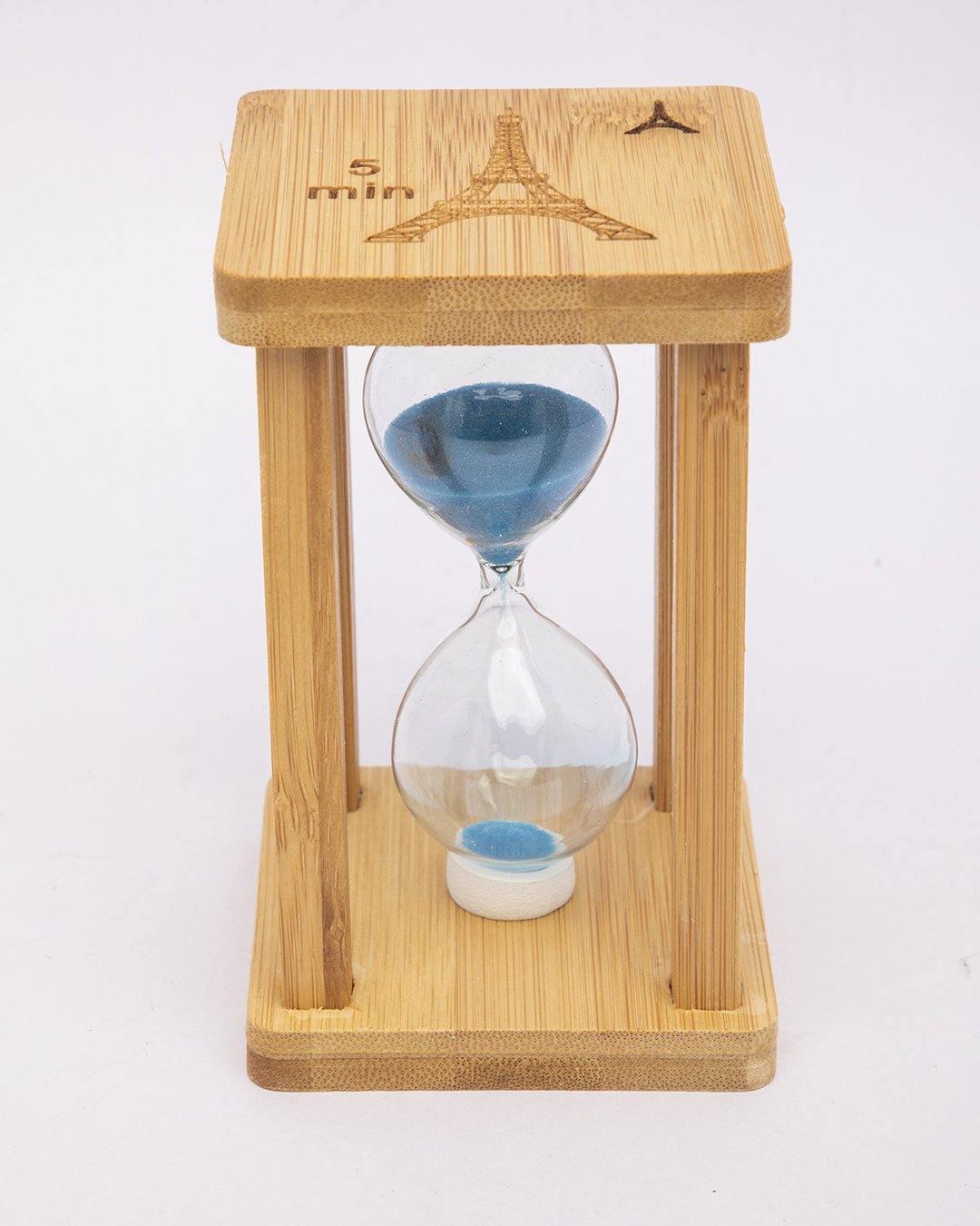 Sand Timer, Hour Glass, for Home Décor, Blue, MDF - MARKET 99